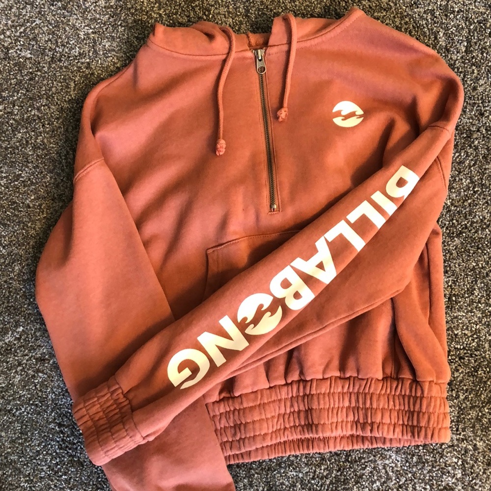 Billabong 1/4 zip hoodie